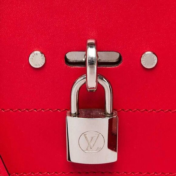Louis Vuitton Red Smooth Leather City Steamer Mini Bag - Picture 3 of 12
